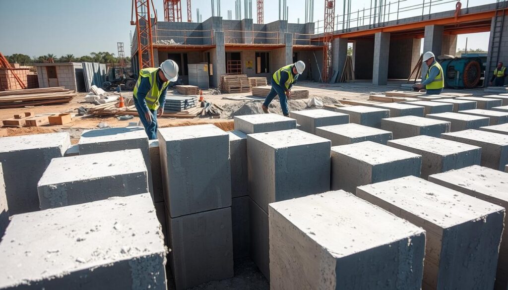 Mise en œuvre du béton cellulaire